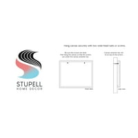 Stupell Industries podebljani miješani cvjetni aranžman grafička umjetnost galerija zamotana platna za tisak zidne