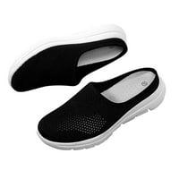 OAVQHLG3B Prozračna ženske sandale s prozirne površine, svakodnevne lijeni papuče, šuplje cipele za hodanje