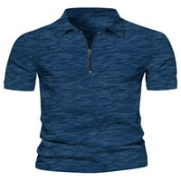 Muški ljetni vrhovi, Polo majica kratkih rukava, majice s reverom, ležerna majica za golf, pulover s patentnim