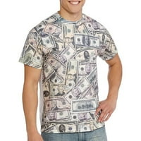 Novac sublimacija muške grafičke majice