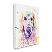 Život retriver psa Portret kućnih ljubimaca Životinje i insekti grafička umjetnička galerija zamotana platna za