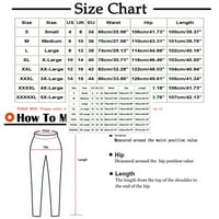 Posteljine hlače za žene visoke struke plus veličina s džepovima elastični struk casual lane duge hlače ravna