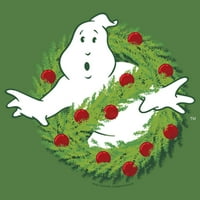 Ženski Ghostbusters božićni vijenac logotip trkač tenk tenk vrh zavisti zeleni medij