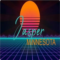 Jaspis Minnesota vinil naljepnica naljepnica Retro neonski dizajn