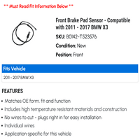 Senzor prednje kočnice - kompatibilan sa - BMW