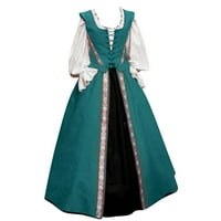 Kostimi za Noć vještica za žene, Vintage srednjovjekovne elegantne gotičke haljine Plus size, zabava za igranje,