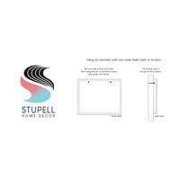 Stupell Industries Sažetak krajobraznog krajolika slika crno uokvireni umjetnički print zidna umjetnost, dizajn