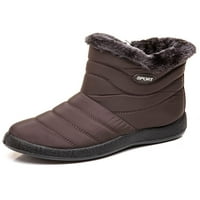 Wooving Žene zimske snježne čizme Tople čizme za gležnjeve protiv klizanja vodootpornih zimskih cipela klizanje