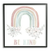 Studell Desits Budite ljubazna fraza proljetni cvjetovi meki ton Rainbow, 24, dizajn od Nan