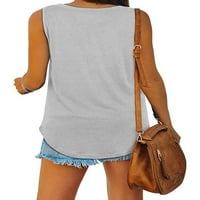 Ženske ljetne Ležerne majice s naramenicama prsluk Majica Bez rukava bluza