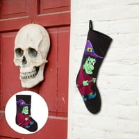 Noć vještica držač poklon -čarapa u obliku poklon torba Halloween čarapa Privjesak