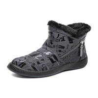 Vodootporne zimske cipele za djevojčice, zimske čizme Na navlačenje, tople čizme za gležnjeve, američka veličina