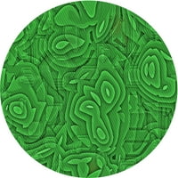Tvrtka alt strojno pere kružne unutarnje prostirke s prijelaznom zelenom površinom, promjera 6 inča