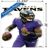 Zidni poster iz serije Baltimore Ravens-Lamar Jackson, 22.375 34