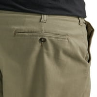 Lee® veliki muški ekstremni pokret opušteno fit ravne prednje hlače s fle pojasom