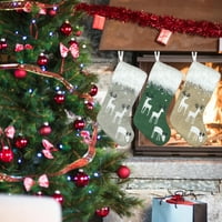 Koaiezne božićne čarape Velike božićne čarape ukras Santa Snowman Reindeer čarapa božićnih ukrasa i pribora za