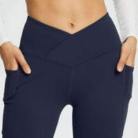 Yoga hlače ženske hlače Topko europski i američki vrući stil plamtene tajice za žene fitnes joga hlače široke