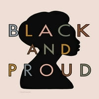Crno-bijeli ispis plakata ponos - Elizabeth Tindall