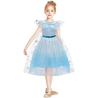 Haljine princeze else za djevojčice dječja rođendanska haljina s dodacima od 3 do 9 godina