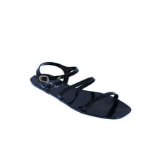 Osvježite Silvia- Jelly Strappy sandala u crnoj boji