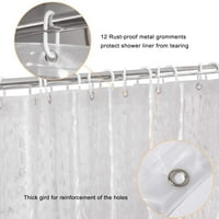 Izuzetno izdržljiva obloga za zavjese za tuširanje od magneta, vodootporne prozirne zavjese za kupaonicu od 3
