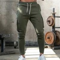 Muške hlače s džepovima, lagane hlače za vježbanje za trčanje, sport