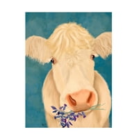 Zapanjujuća slika na platnu zvona s kravljom kremom
