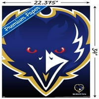 Baltimore Ravens - zidni plakat s logotipom, 22.375 34