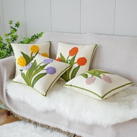 Jastučnice i jastučnice za jastuk kućanstvo Jednostavni književni seoski jastuk pokriva jastuk kućišta jastuka