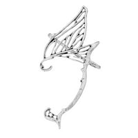 Šik vilenjačke ušne manšete ručno izrađeno biserno krilo za kospleje naušnice s manžetnom za vilenjački Kostim