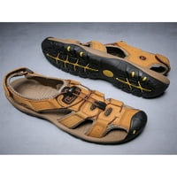 Muške sandale za plažu ribarske Cipele za plažu ljetne planinarske sandale neklizajuće na otvorenom svijetlosmeđa