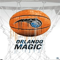 Orlando Magic-drip košarka 14.72 22.37 Poster
