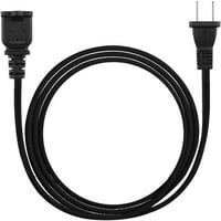2-pinski produžni kabel za muški i ženski produžni kabel za kabelsku utičnicu US AC kabel za napajanje 2-pinski