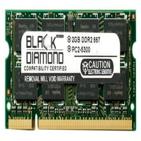 2 GB RAM memorija za Compaq HP G seriju G60-117US Crni dijamantni memorijski modul DDR SO-DIMM 200PIN PC2- 667MHz