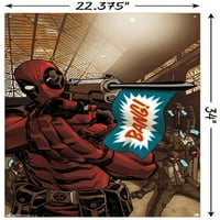 Comics Comics-Deadpool - zidni poster s gumbima, 22.375 34