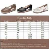 Ženske ravne sandale ljetne cipele za plažu prozračne mokasine udobne sandale Plava 6,5