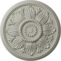 18 14 4 edinburški stropni medaljon, ručno oslikani lonac s kremom