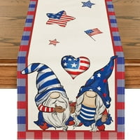 George Dan neovisnosti stol zastava Patriotske pruge ožičena rubna vrpca Prilagođena satenska zastava vrpca za