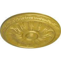 Stropni medaljon od 9 4 5 8, ručno oslikan zasićenim zlatom