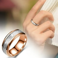 Heiheiup Svila uzorak Legure optočena kristali Donje prsten popularno fin prsten Jednostavne modni nakit prstenje