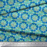 Japanska Tkanina od krep satena, višebojna zanatska tkanina s otiskom mandale širine dvorišta