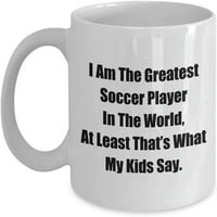 Šalica za mamu, tatu, Ja sam najveći nogometaš na svijetu, ili barem tako kažu Moja djeca. Šalica za kavu za čaj