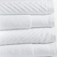 Addy Home Premium set ručnika za kupanje Chevron - bijela