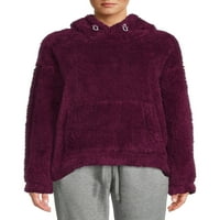 Ženski pulover s kapuljačom s kapuljačom