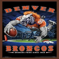 Denver Broncos - Zidni plakat krajnje zone, 22.375 34