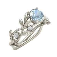 & Ženski prsten s cvjetnim dizajnom svestrani dodaci Modni Slatki zaručnički prsten od rhinestona za zabavu