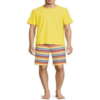 Muški set za spavanje i kratke hlače, 2-komad, veličine S-2XL, muške pidžame