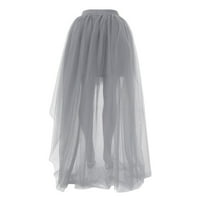 Suknje za žene, odjeveni til Vintage modna Casual suknja