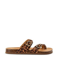 Sandale s leopardovim uloškom za stopala