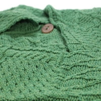 Džemper od džempera od merino vune od merino vune od merino vune, zelena, Veličina